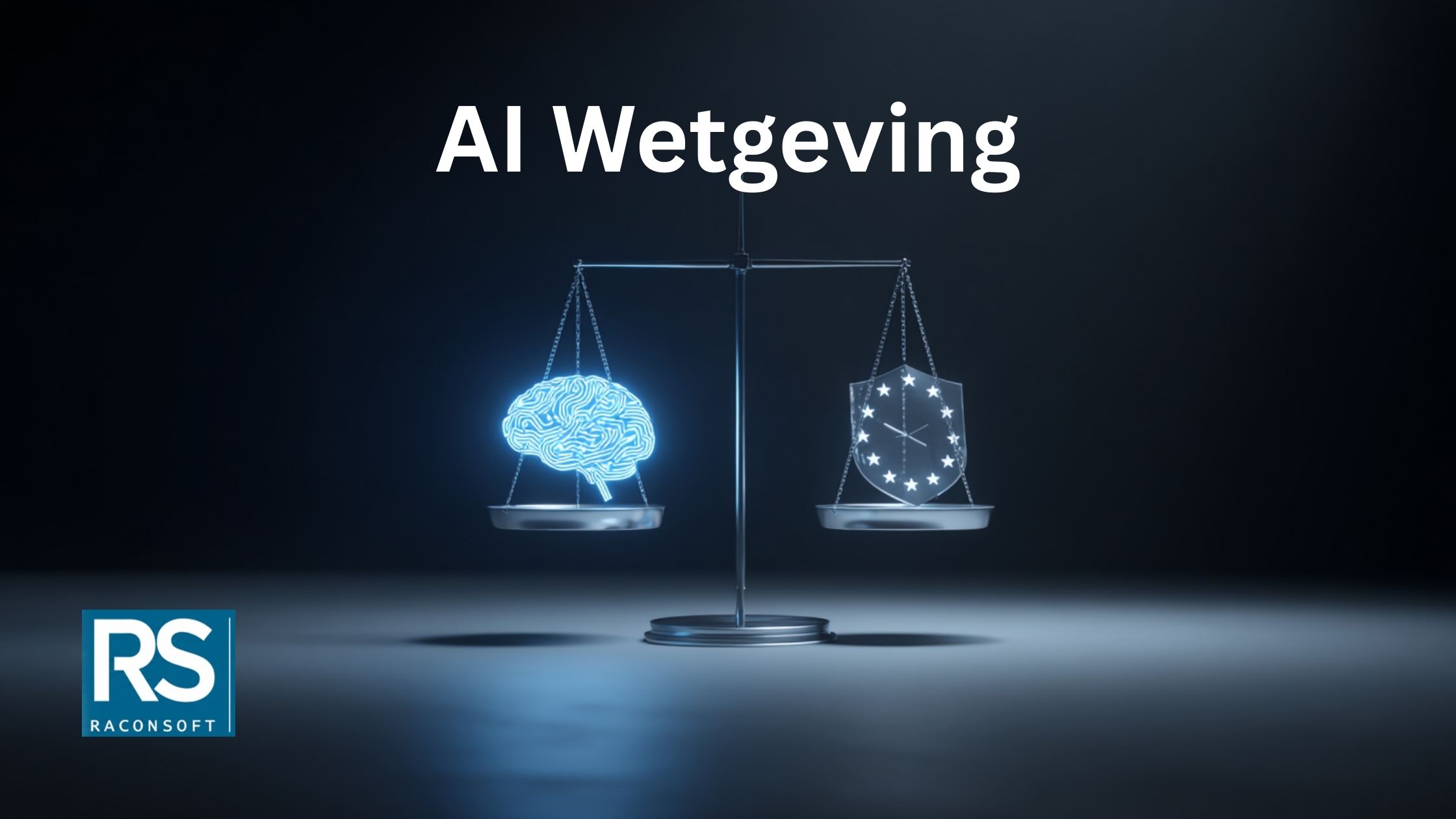 Illustratie van een wetboek met een AI-icoon